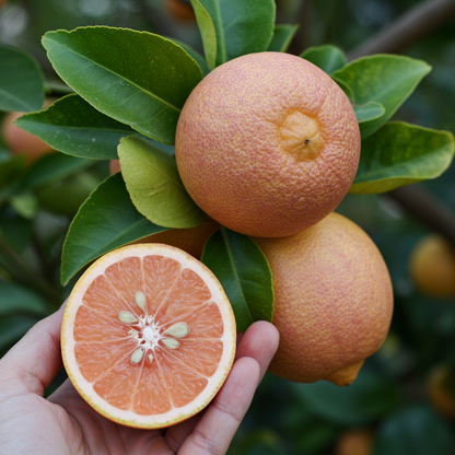 Pink Variegated Lemon Seeds – Grow Unique Striped Citrus Fruits at Home