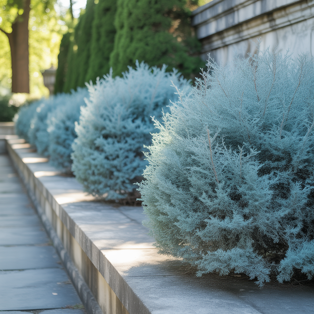 Silvery Blue Foliage Upright Evergreen Shrub Seeds