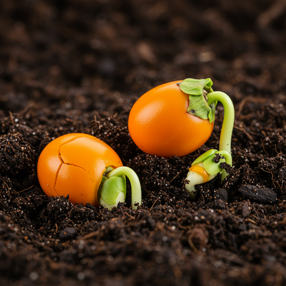 Orange Persimmon Fruit Seeds for Planting – Sweet Juicy Persimmon Tree