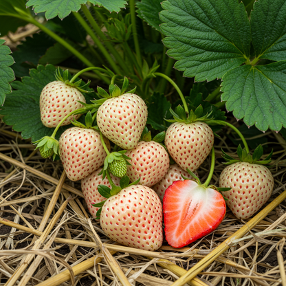 White Soul Strawberry Seeds for Planting – Sweet Aromatic Alpine Berries