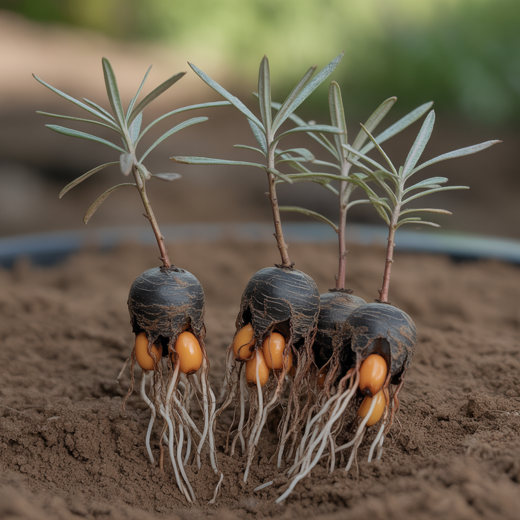 Seaberry Sea Buckthorn Seeds – Elaeagnus hippophae Orange Berry Shrub