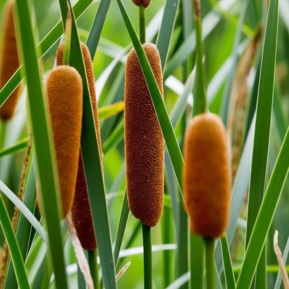 Cattail Seeds – Typha latifolia Broadleaf Perennial Wetland Plant (2000 Seeds)