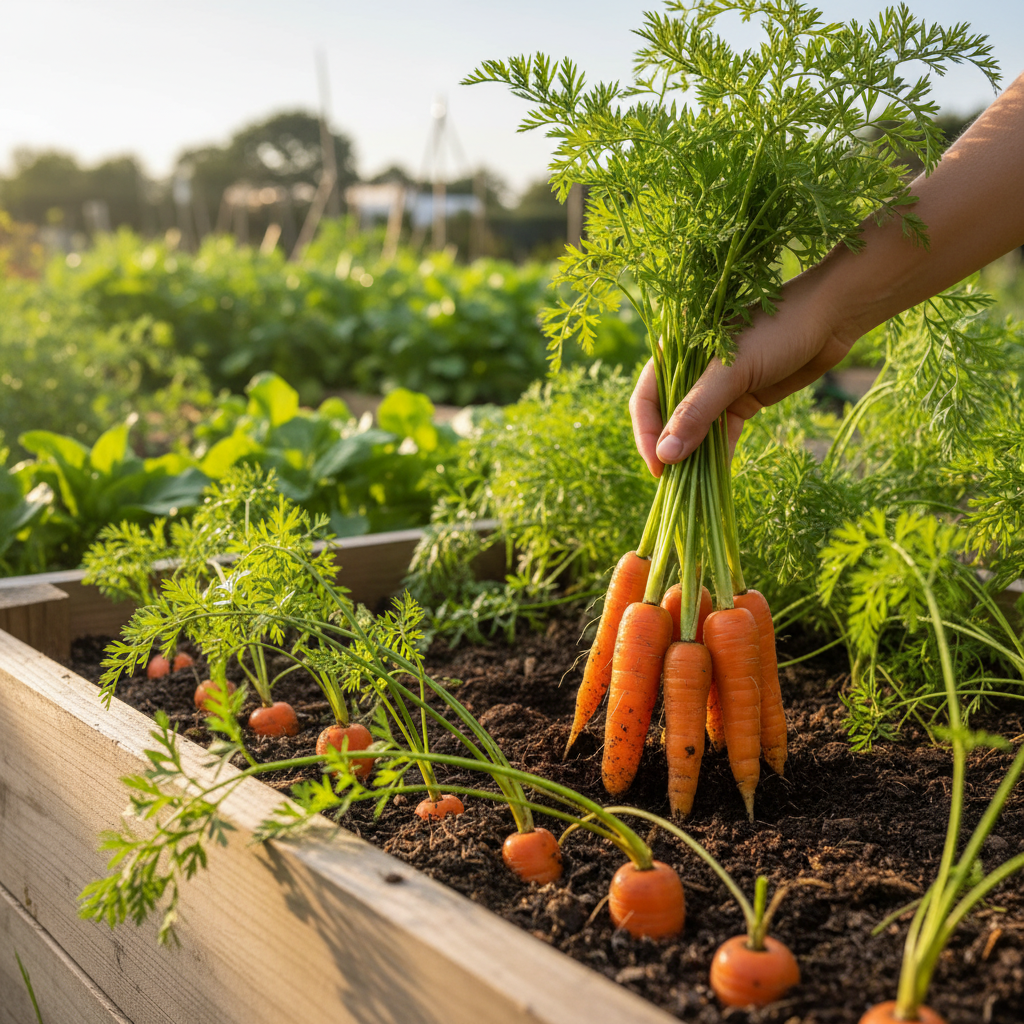 Carrot Ruby Prince F1 Seeds – Sweet, Crisp Red Carrots for Home Gardening