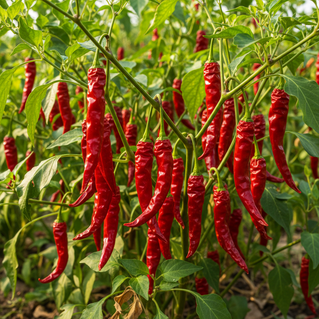 Kashmiri Mirchi Chili Seeds – Organic Seeds for Planting & Gardening