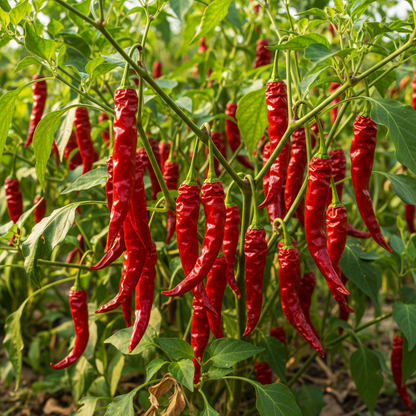 Kashmiri Mirchi Chili Seeds – Organic Seeds for Planting & Gardening