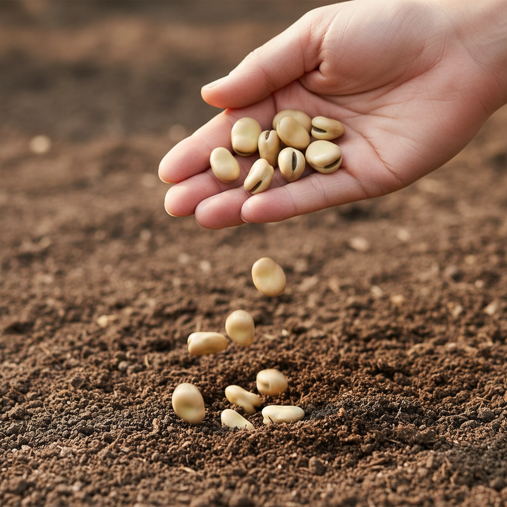 Organic Broad Bean Seeds Aquadulce Claudia – Premium Heirloom Beans for Home Gardening