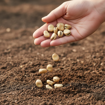 Organic Broad Bean Seeds Aquadulce Claudia – Premium Heirloom Beans for Home Gardening