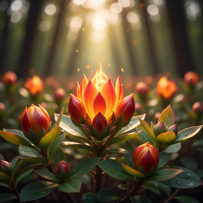 Striking Orange-Red Blooms – Woodland Garden Flower Seeds