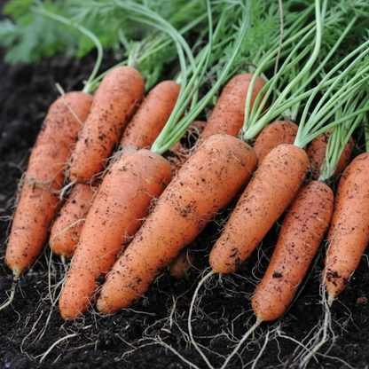 Carrot Ruby Prince F1 Seeds – Sweet, Crisp Red Carrots for Home Gardening