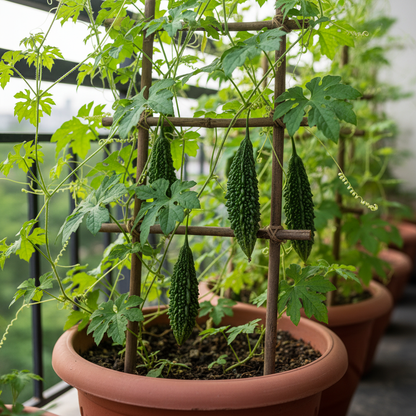 Bitter Melon Japanese Long Seeds for Planting & Gardening – Premium Quality Vegetable Seeds