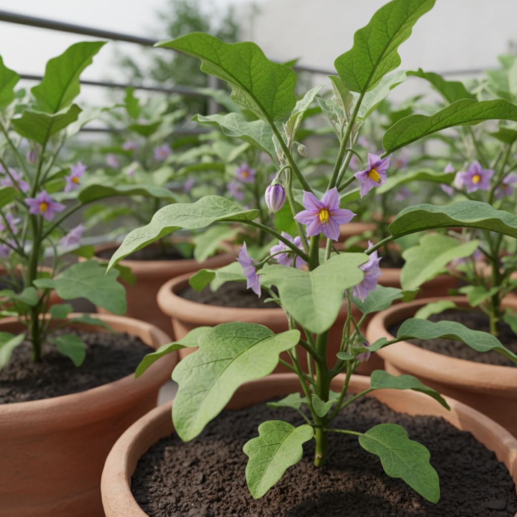 Aubergine Farmer’s Long F1 Hybrid Seeds – High-Yield Long Eggplant for Home Gardening