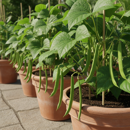 Organic Broad Bean Seeds Aquadulce Claudia – Premium Heirloom Beans for Home Gardening