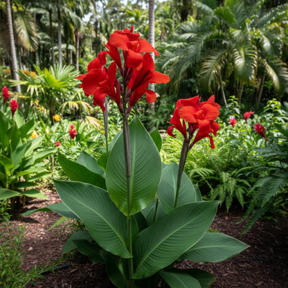 Canna Lily ‘The President’ Red Flower Bulbs