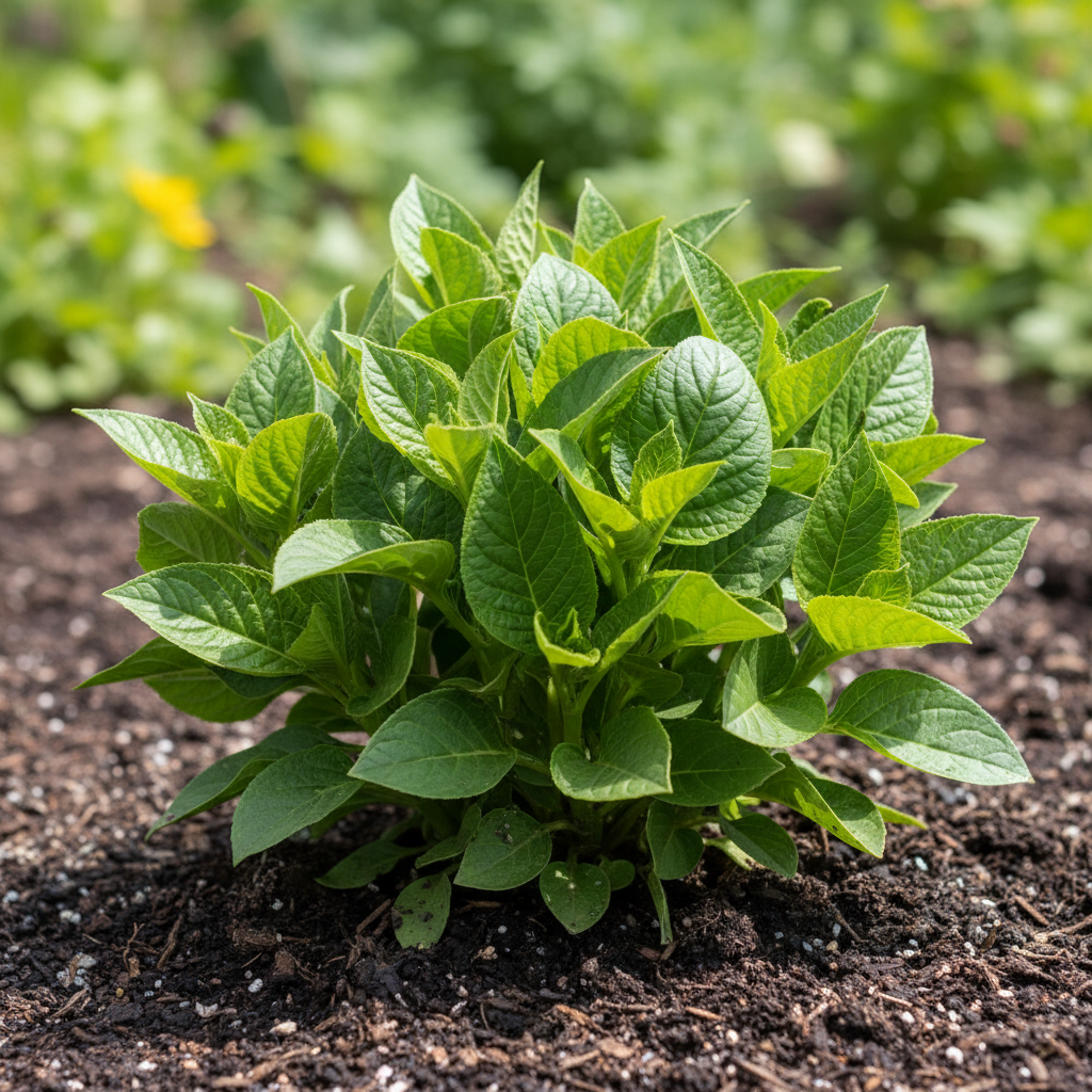 Unique Lavender-Blue Hydrangea – Blooms with Dark Purple Center
