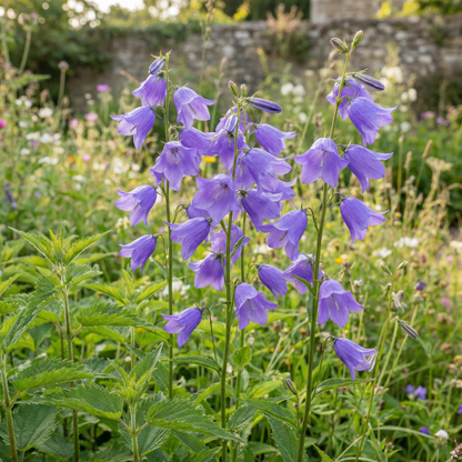 Bellflower Nettle-Leaved Flower Seeds – Hardy Perennial Blooms for Cottage & Pollinator Gardens