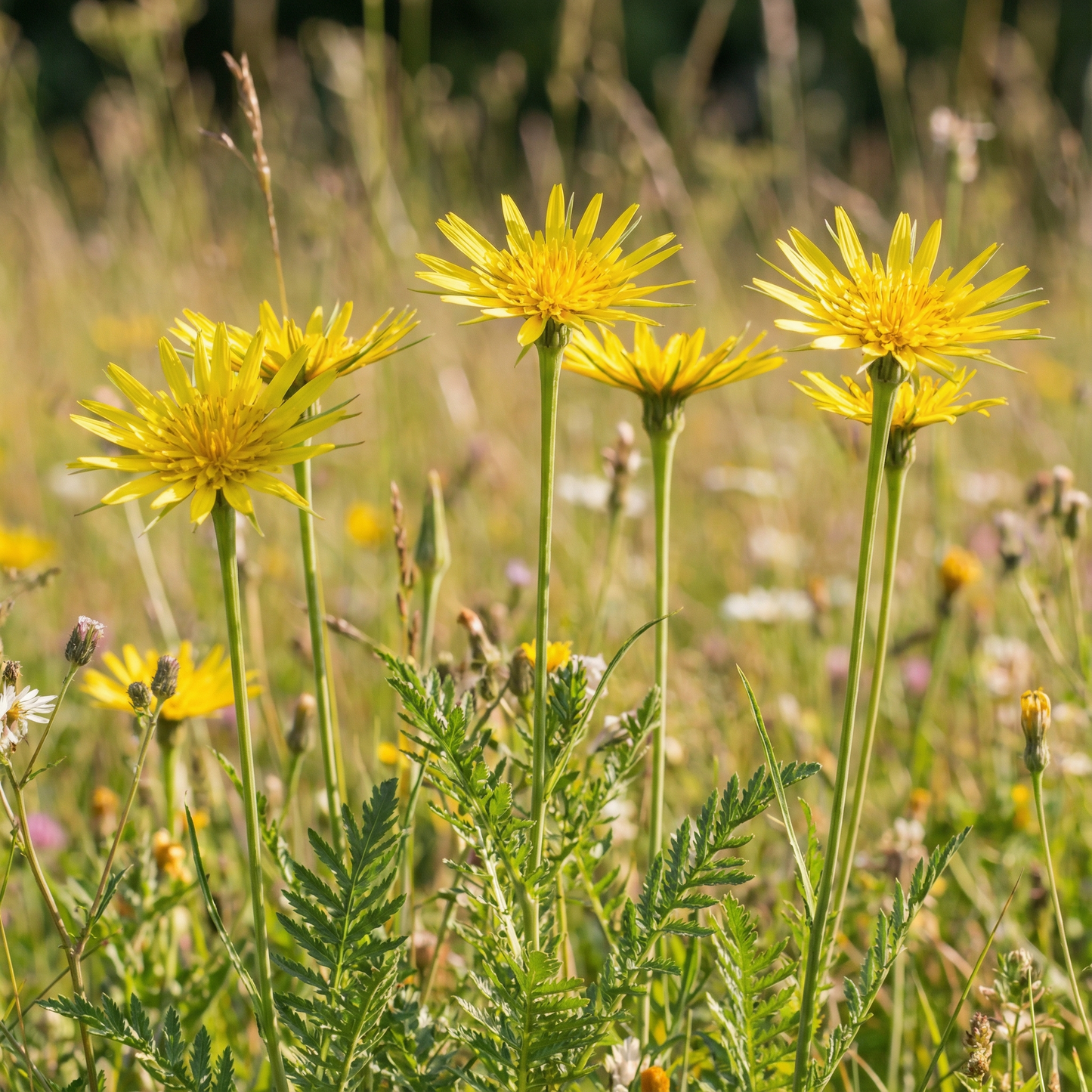 Tragopogon pratensis Wildflower Seeds – Meadow Salsify Perennial Garden Flower