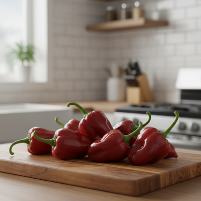 Hot Chilli Pepper ‘Habanero Chocolate’ Seeds – Fiery Organic Vegetable Seeds