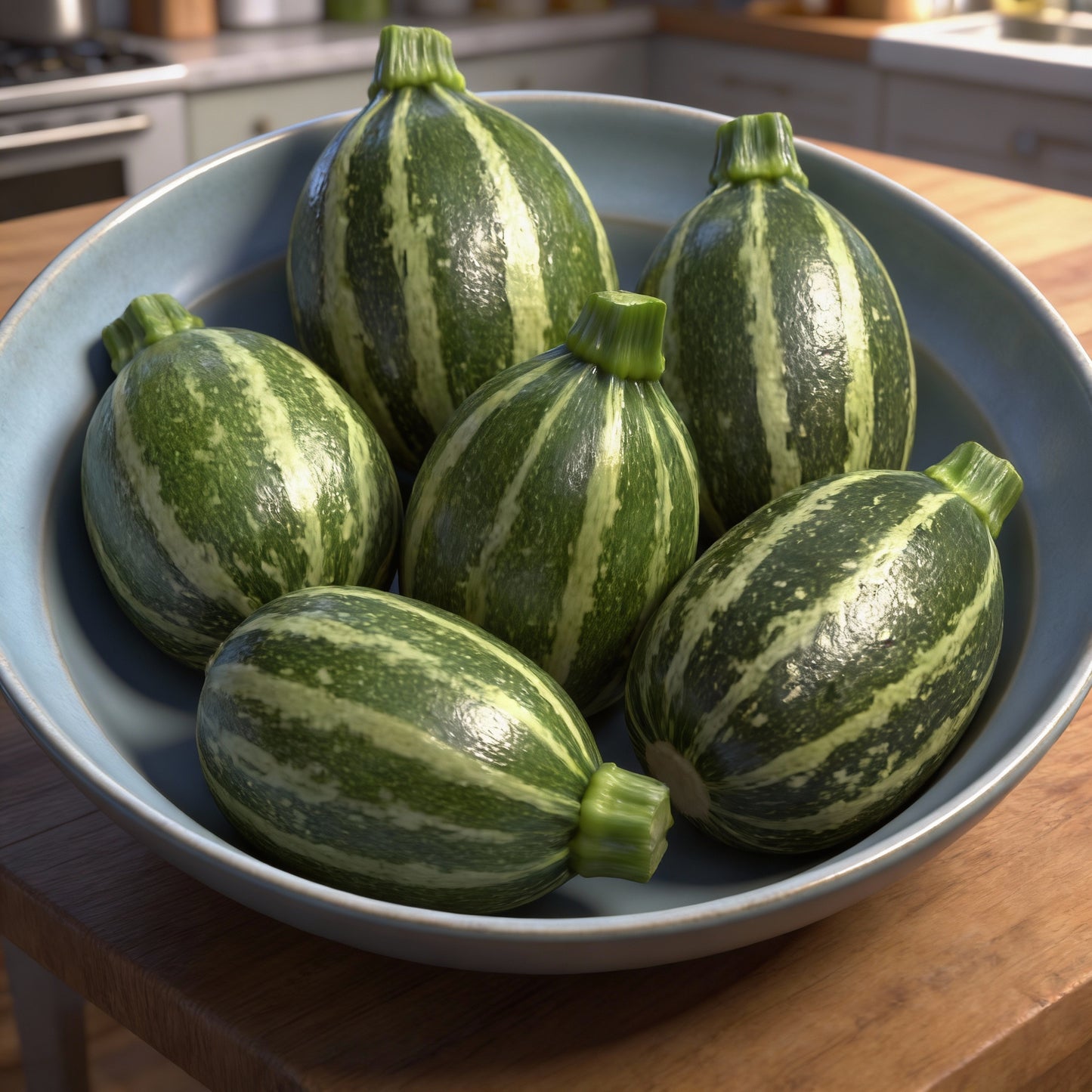 Courgette Piccolo Seeds – Compact High-Yield Zucchini Vegetable Seeds for Home Gardens