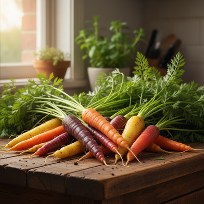 Rainbow Mix F1 Carrot Seeds – Colourful, Sweet & Tender Hybrid Carrot Seeds