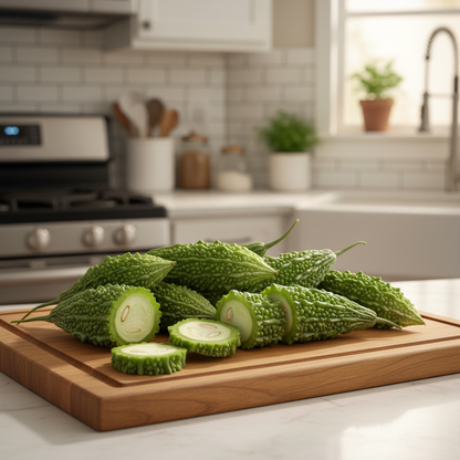 Bitter Melon Japanese Long Seeds for Planting & Gardening – Premium Quality Vegetable Seeds