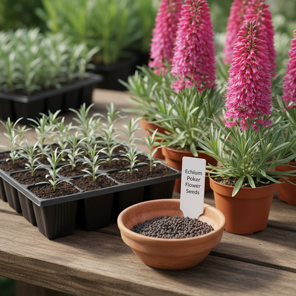 Echium Pink Poker Flower Seeds – Exotic Spiked Blooms for Ornamental Gardens