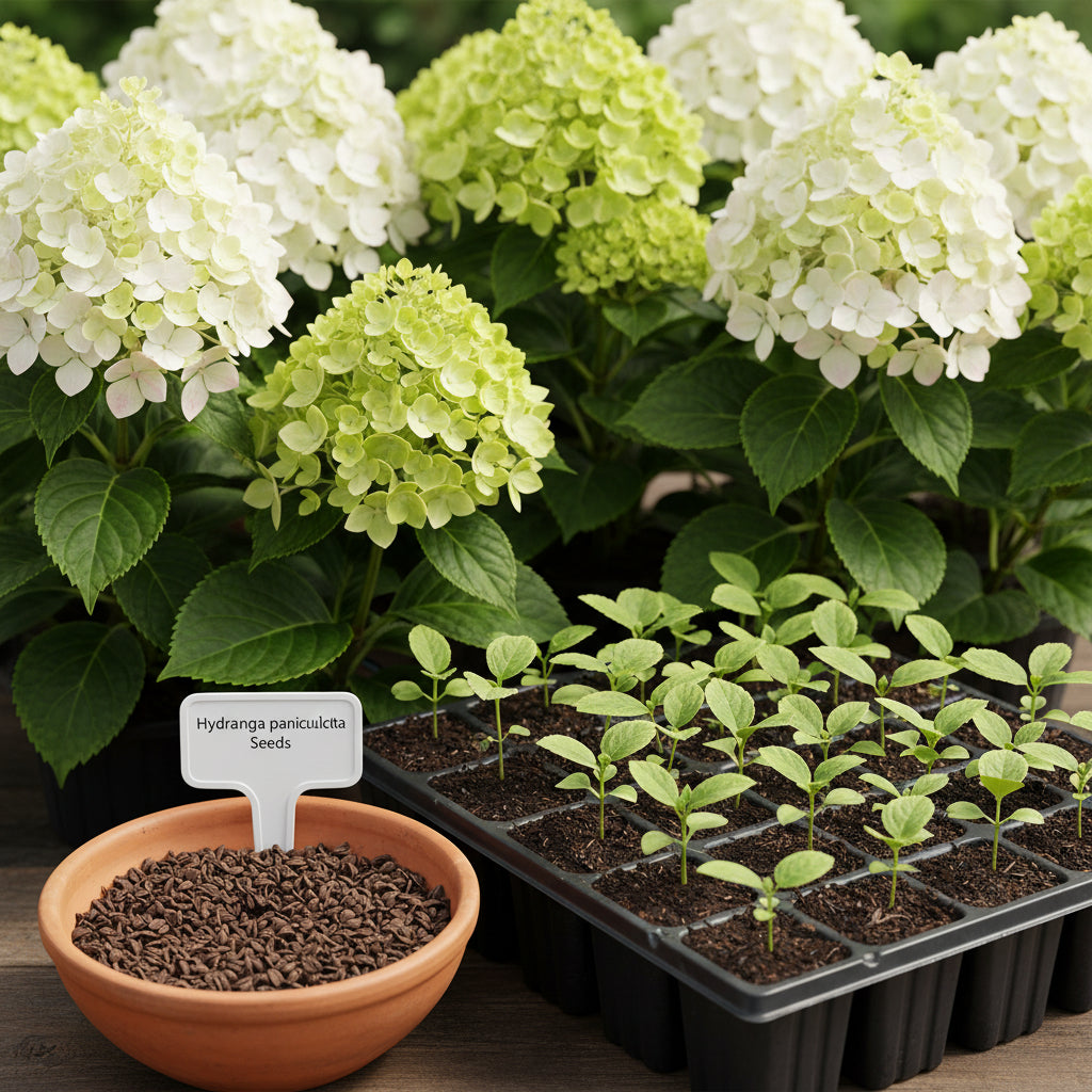Hydrangea Paniculata Seeds – PeeGee Hydrangea Fast-Growing Flowering Shrub