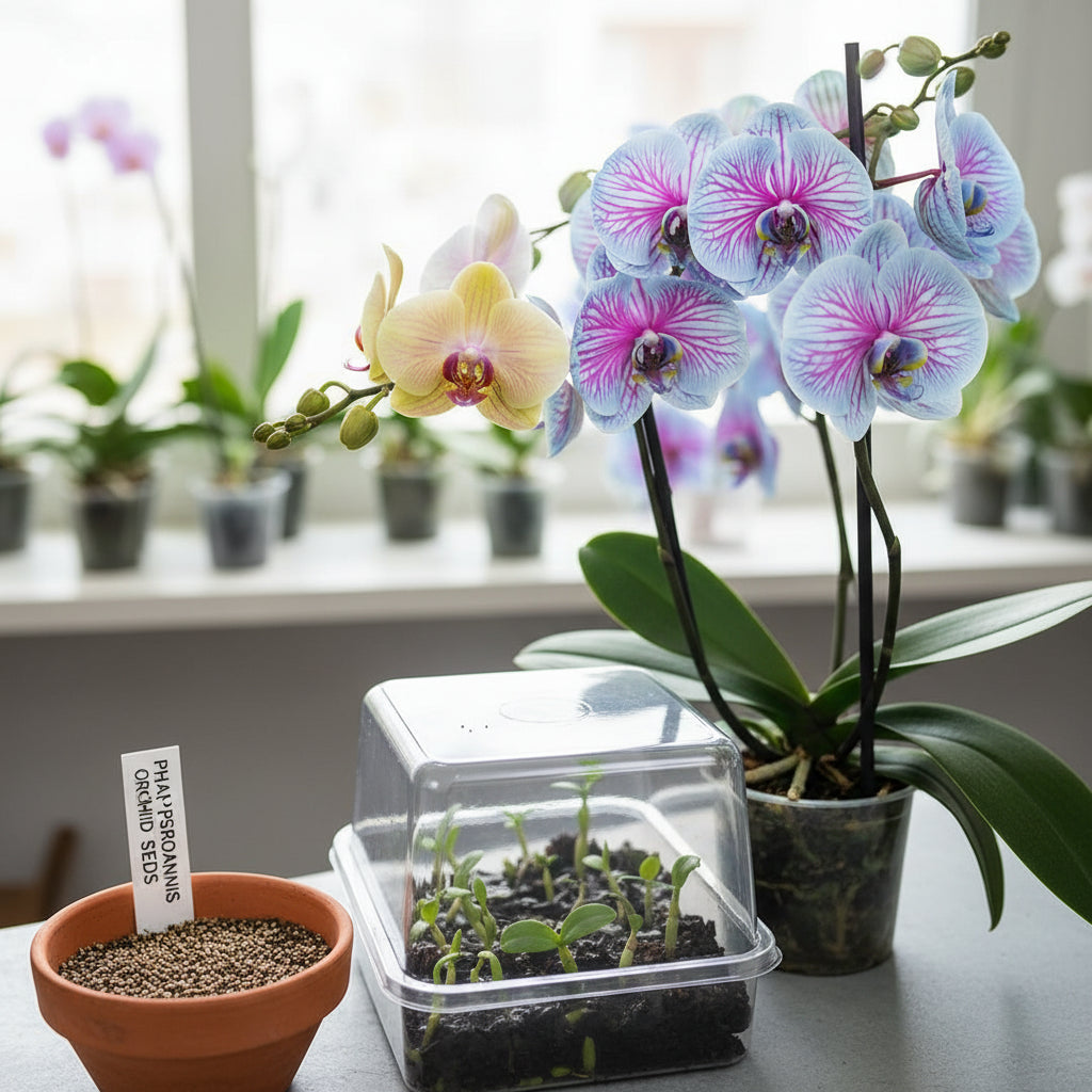 Phalaenopsis Orchid Seeds – Rare Blue & Pink Blooms