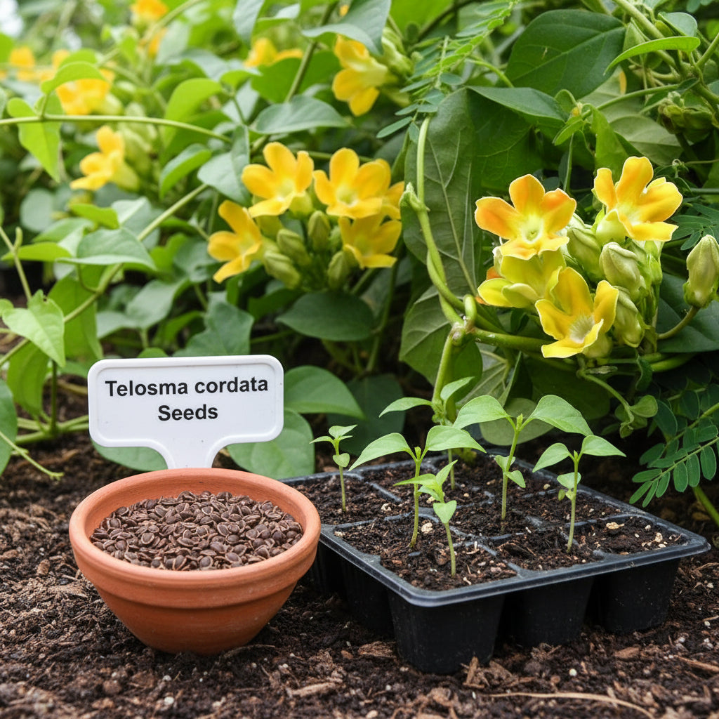 Telosma Cordata Seeds (Evergreen Fragrant Climber Flower)