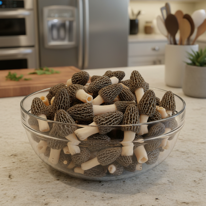 Morchella Esculenta Mycelium – Morel Mushroom Culture | 100 pcs