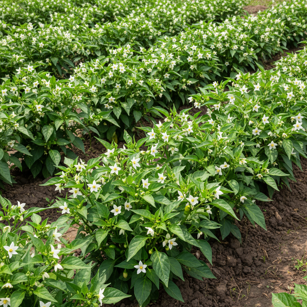 Red Cherry Sweet Pepper Seeds – Organic, High Yield, Flavorful Capsicum for Home Gardens