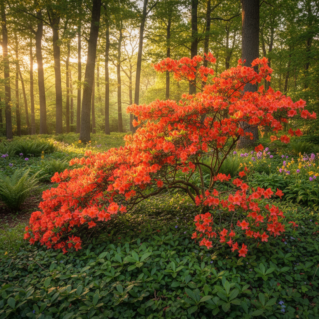 Striking Orange-Red Blooms – Woodland Garden Flower Seeds