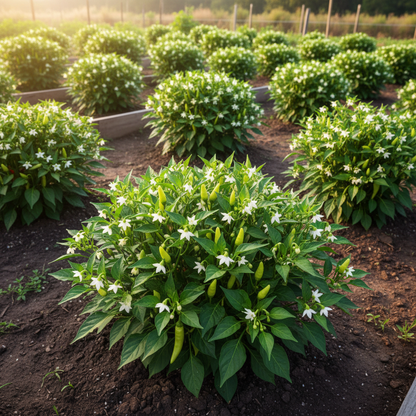 Ghost Pepper Seeds (Bhut Jolokia) – Heirloom Non-GMO Extreme Heat Chili Seeds