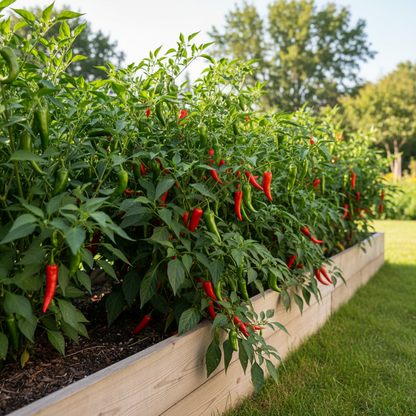 Hot Pepper Serrano Seeds – Premium Quality Chili Seeds for Gardening