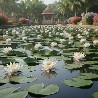 Premium White Lotus Flower Seeds – Sacred Aquatic Blooms