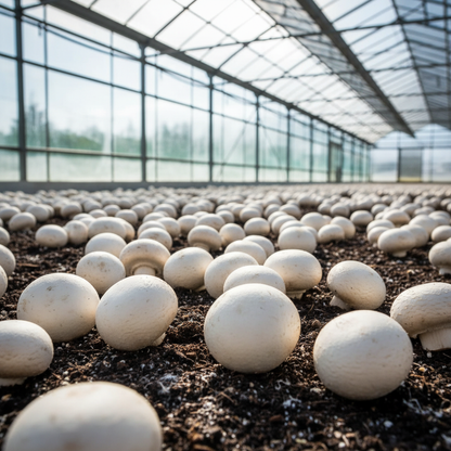 White Button Mushroom Seeds / Spawn – Grow Fresh, Versatile Mushrooms at Home