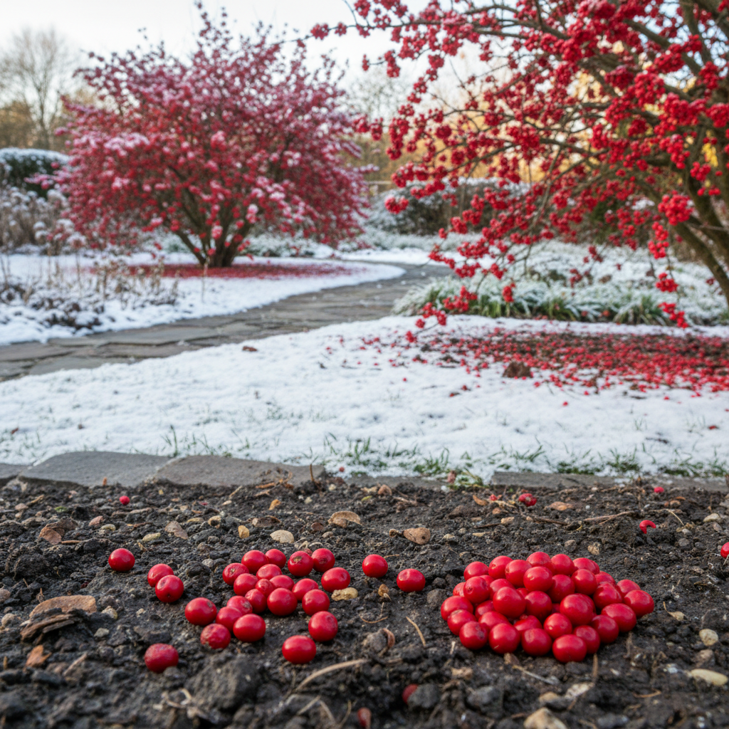 Winterberry Holly Seeds – Ilex verticillata Deciduous Shrub with Vibrant Red Berries