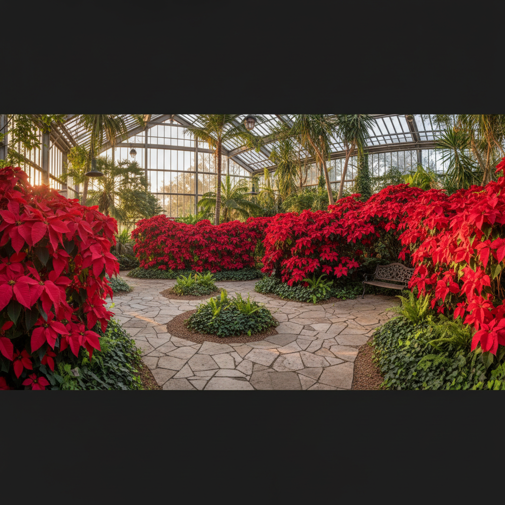 Poinsettia Seeds – Christmas Star Perennial Ornamental Plant