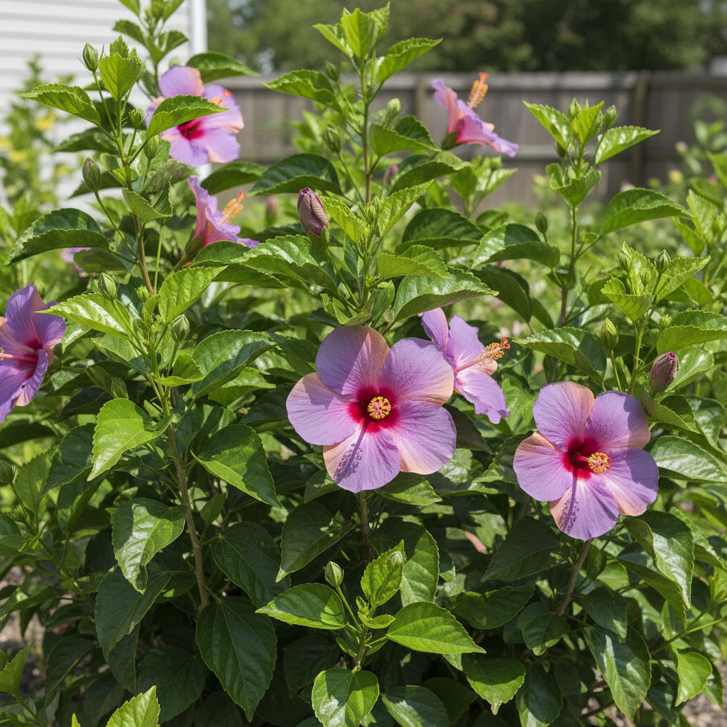Red Orange Purple Hibiscus Seeds — Rare Color Showy Flower Perennial Seeds