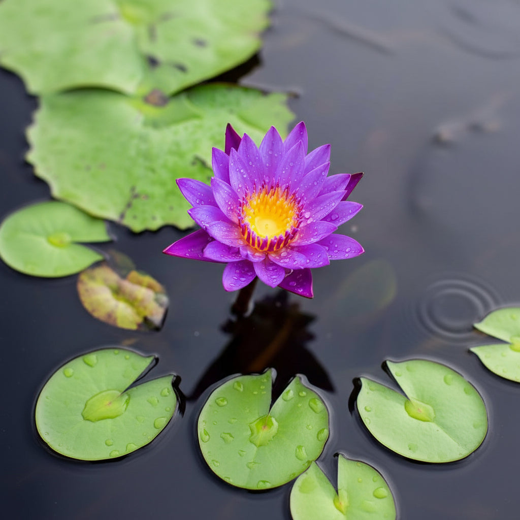 Premium Purple Lotus Flower Seeds — Grow Stunning Aquatic Blooms